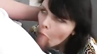The husband came home and found his wife watching porn with her skirt up
