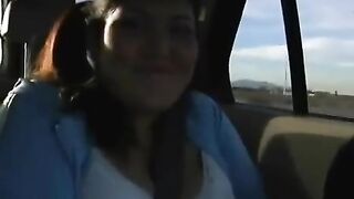 A fat woman with big tits jumps on the guy’s dick like a toy