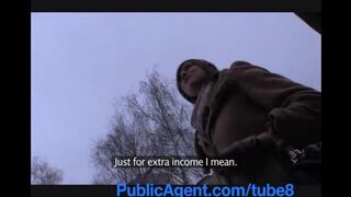 A cute girl agreed to have sex for money with a stranger on the street