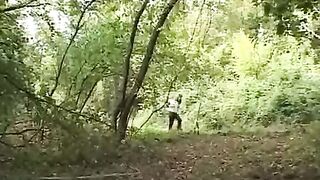 A girl was captured by a maniac in the forest and he took her by force