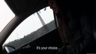 A cunning taxi driver proposed an intimate encounter to his passenger