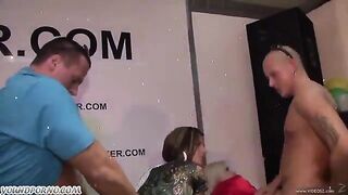 A bunch of drunk people fucked on the party