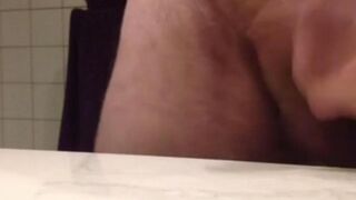Fingered cunt with hot cum shot right on the table
