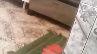 A black woman is passionately fucking with a single guy’s dick