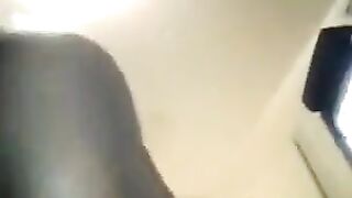Negro man fucks his fat wife in her ass