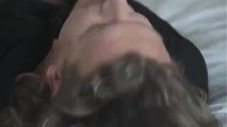 A man with a big dick fucks a woman with beautiful large breasts