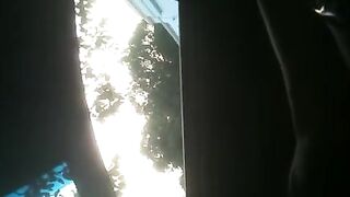 In public places, it was more interesting to jerk off my cock