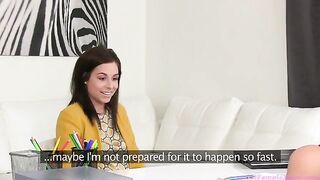 Lesbian casting with beautiful Tracy Lindsay and her amazing body