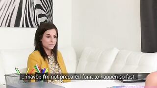 Lesbian casting with beautiful Tracy Lindsay and her amazing body
