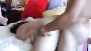 A man fucked juicy thick ass Asian beauty