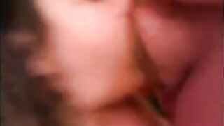 He stuck his friend’s dick in the mouth of a beauty and made her cum