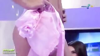 The first episode of the underwear fashion show has started