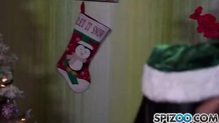 Two Snow Maiden got fucked by Santa Claus in a steamy session