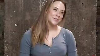 The pretty woman tied up the guy and fucked him in the chair