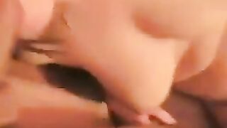 A girl spread her legs to show her holes and clitoris