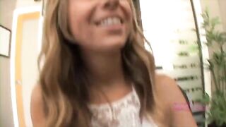 The girl was shown her boobs, but she sucked like a whore