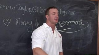 I fucked my teacher in her office right on the table