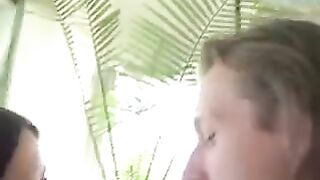 A pussy under a skirt without panties, captured by a hidden camera