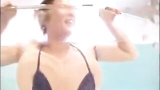 Skinny Asian girl experiences the smallest cock ever