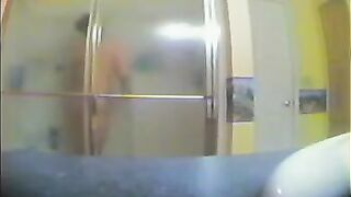 A sister has no idea there’s a spy in the shower