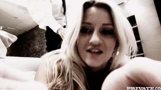 Busty blonde fucks in her ass hole - Full - HD