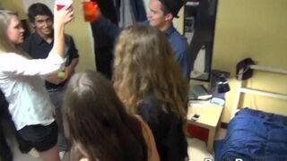 Instead of paying debt, girls organized a rave party for the collector