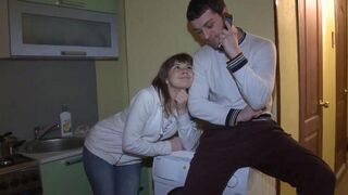My husband did not notice how his wife was fucked