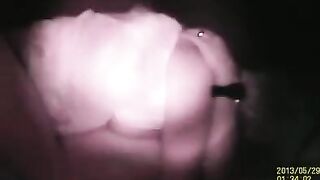 Hole in the wall makes sex with neighbors more interesting, and it is!
