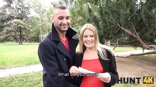 Husband watches how his pregnant wife gets fucked by stranger