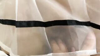 Amateur schoolgirl in cosplay fucks like a slut on camera, showcasing raw passion