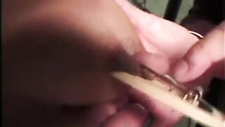 Violence and big tits go hand in hand in this scene