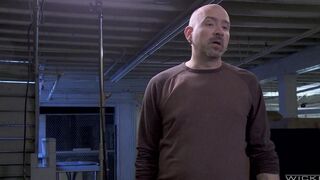 A homeless woman fucks with a passerby at the gateway in this raw 60fps scene
