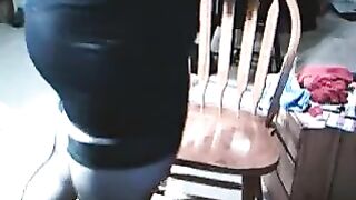 The guy gets excited when he's dressed up in a girl's outfit, watch him
