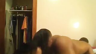 A girl punished her disobedient guy with a strapon in a steamy scene