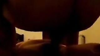 A mature woman with a sagging belly gets fucked by three men