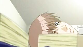 A girl with big eyes passionately does blowjob, showcasing her sensual skills