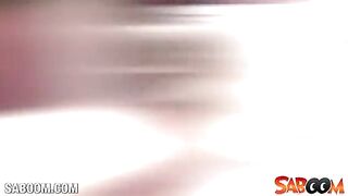 Babe fucked herself in her tight ass with a dildo