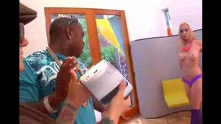 Malibu tried on anal sex samples with a blonde