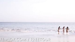 On the nudist beach, you can see something for every taste