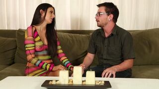 A hot girl is having fun with a botanist in a steamy massage scene