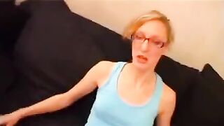 A young man had sex with a thin French woman who is of age