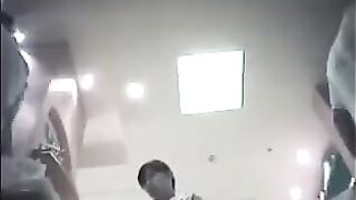 The hidden camera at the cash desk captures steamy moments