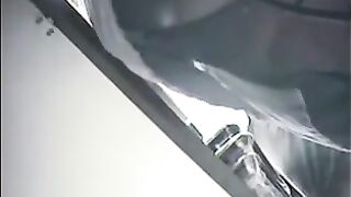 The hidden camera at the cash desk captures steamy moments