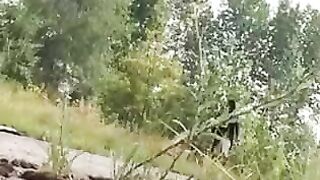 A sexy girl dominates her lover in rough sex