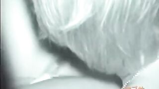 Guy licks the hairy pussy of his sleeping Asian step-sister