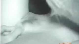 Guy licks the hairy pussy of his sleeping Asian step-sister