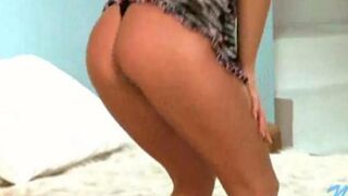 A young Russian lecher shows her body and strips on the camera