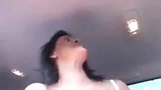 Three cool guys brought a prostitute to the forest and had wild sex with her