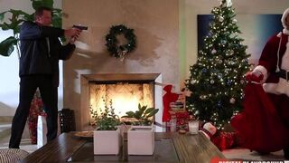 Santa Claus got his dick in a stocking