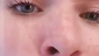 First time naked lesbian sex for the pretty 18-year-old girl